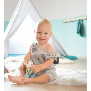 Schnuffeltuch mit Holzring und Glocke Nici Dragon Grabber Dragilu image-4