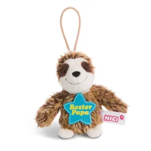 Peluche paresseux avec boucle Nici Bester Papa image-0