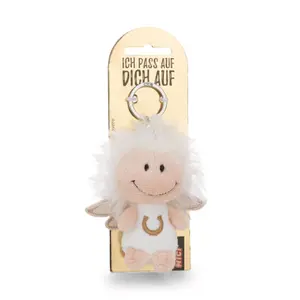 Guardian angel keychain with horseshoe symbol Nici
