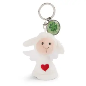 Angel keyring with pendant Nici Cloverleaf