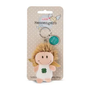 Porte-clé ange gardien avec trèfle et pendentif Nici Alles Gute image-1
