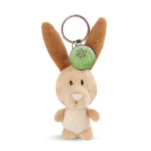Porte-clé lapin Nici Ich bringe dir Glück image-0
