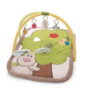 Alfombra de actividades 3D con Conejo y Búho y cojín de juego Nici image-3