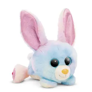 Peluche lapin couché Nici Glubschis Rainbow Candy image-0