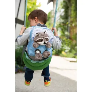 Backpack with raccoon plush toy Nici image-3