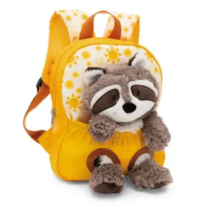 Sac à dos avec peluche raton laveur Nici image-0