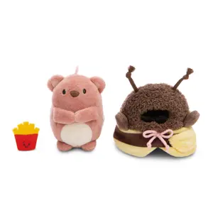 Plush bear set with fries in a bee costume Nici Nomo image-2
