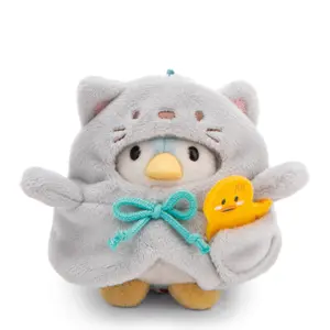 Penguin plush set with duck costume Nici Waddle
