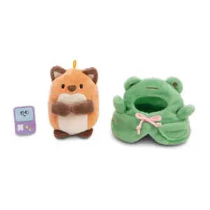 Fox plush set with frog costume Nici Geeks image-2
