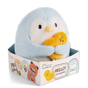 Peluche pingouin avec canard dans une boîte cadeau Nici Waddle image-2