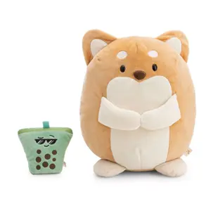 Peluche chien avec bubble tea Nici Hiro image-2