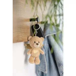 Sleutelhanger teddybeer met beschermengel en hart Nici image-3