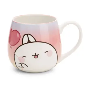 Mug Nici Molang Heart-Shaped Balloon