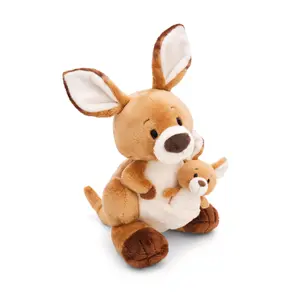 Peluche kangaroo avec son bébé debout Nici Kelly image-0