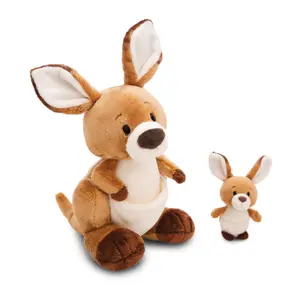 Peluche kangaroo avec son bébé debout Nici Kelly image-1