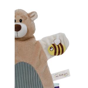 Doudou 2 en 1 oso marioneta de mano Nici image-2