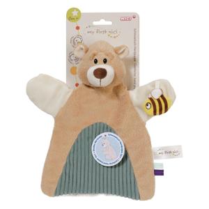 Doudou 2 en 1 oso marioneta de mano Nici image-4