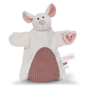 2 in 1 cuddly bear hand puppet mouse Nici