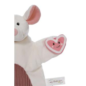 2 in 1 cuddly bear hand puppet mouse Nici image-2