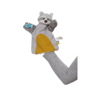 2 in 1 teddy bear hand puppet raccoon Nici image-1
