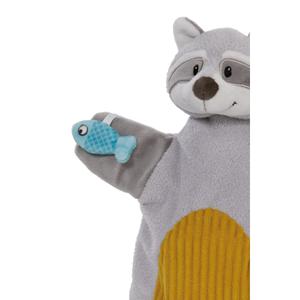 2 in 1 teddy bear hand puppet raccoon Nici image-2