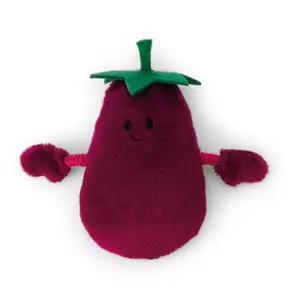 Μικροσκοπικό λούτρινο παιχνίδι Nici Eggplant image-0