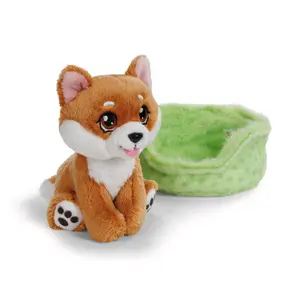 Αρκούδα σκύλος σε καλάθι Nici Shiba Inu image-1
