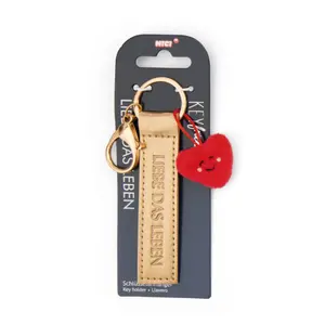 PU band keychain Nici Liebe das Leben image-0