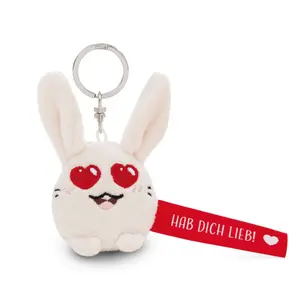 Porte-clé lapin Nici Hab dich lieb image-0