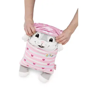 Peluche lapin réversible Nici Pibu image-3