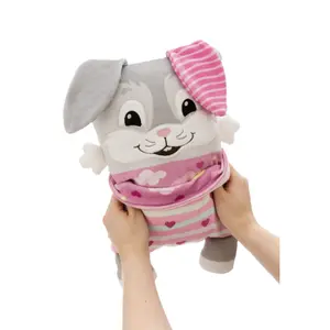 Peluche lapin réversible Nici Pibu image-4