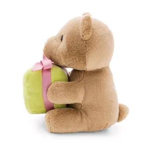 Urso de peluche sentado com caixa de presente Nici Finni image-3