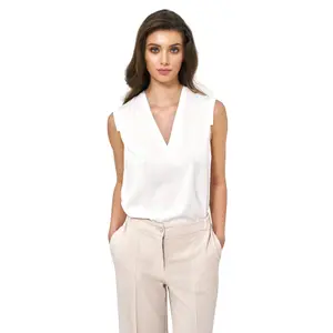 Women's sleeveless viscose blouse Nife image-0