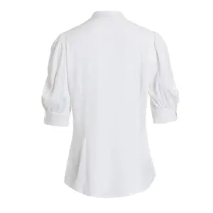 Blouse with a tie at the neck for women Nife image-3