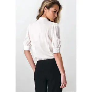 Blouse with a tie at the neck for women Nife image-4