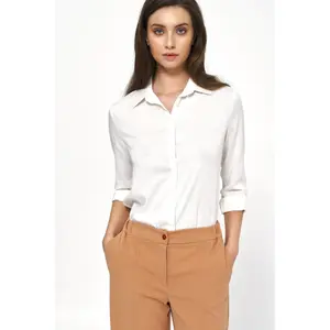 Women's Viscose Shirt with Collar Nife image-1