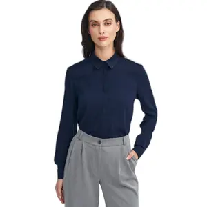 Classic collar blouse for women Nife image-0