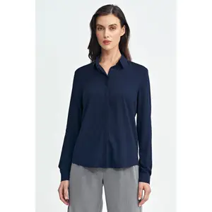 Classic collar blouse for women Nife image-1
