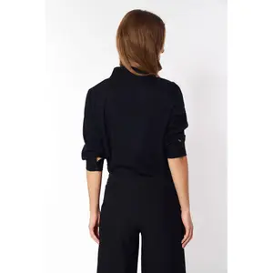 Subtle polka dot blouse for women Nife image-3