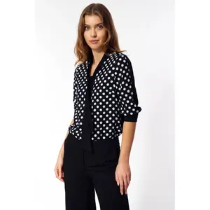 Subtle polka dot blouse for women Nife image-4