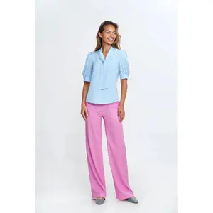 Women's tie neck blouse Nife image-1