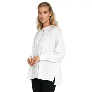 Women's oversized ruffled blouse Nife image-4