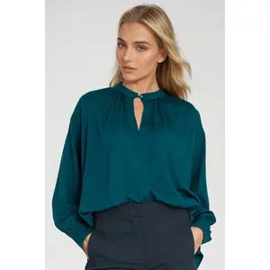 Women's oversized ruffled blouse Nife image-1