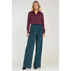 Pantaloni a pieghe da donna Nife Wide Leg image-2