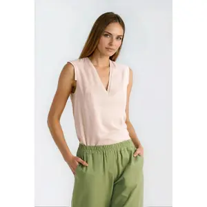 Women's V-neck blouse Nife image-1