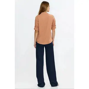 Women's rolled-up sleeve blouse Nife image-3