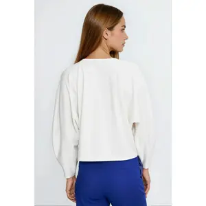 Oversized balloon sleeve blouse for women Nife image-3
