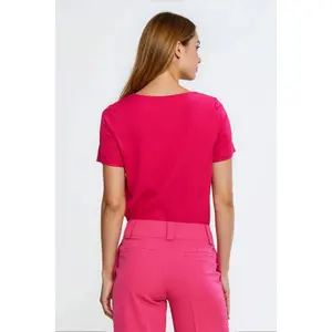 Korte mouw blouse voor dames Nife image-1