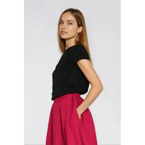 Blus för kvinnor Nife Ruched Shoulder image-3
