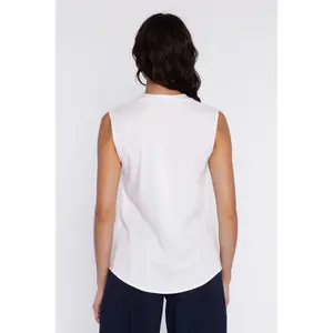 Women's V-neck tank top Nife image-3